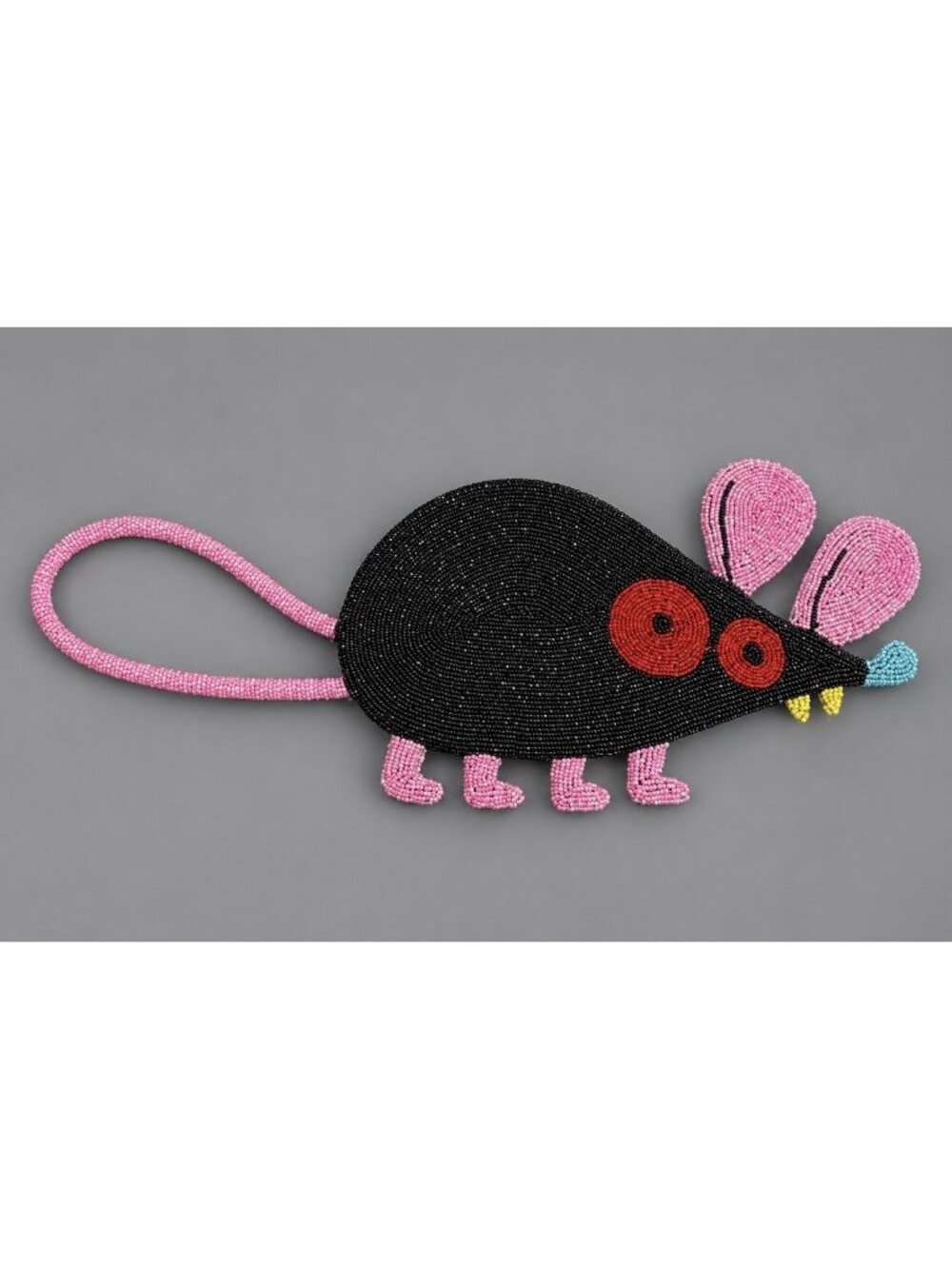 GENTLE THRILLS Beaded Rat Purse